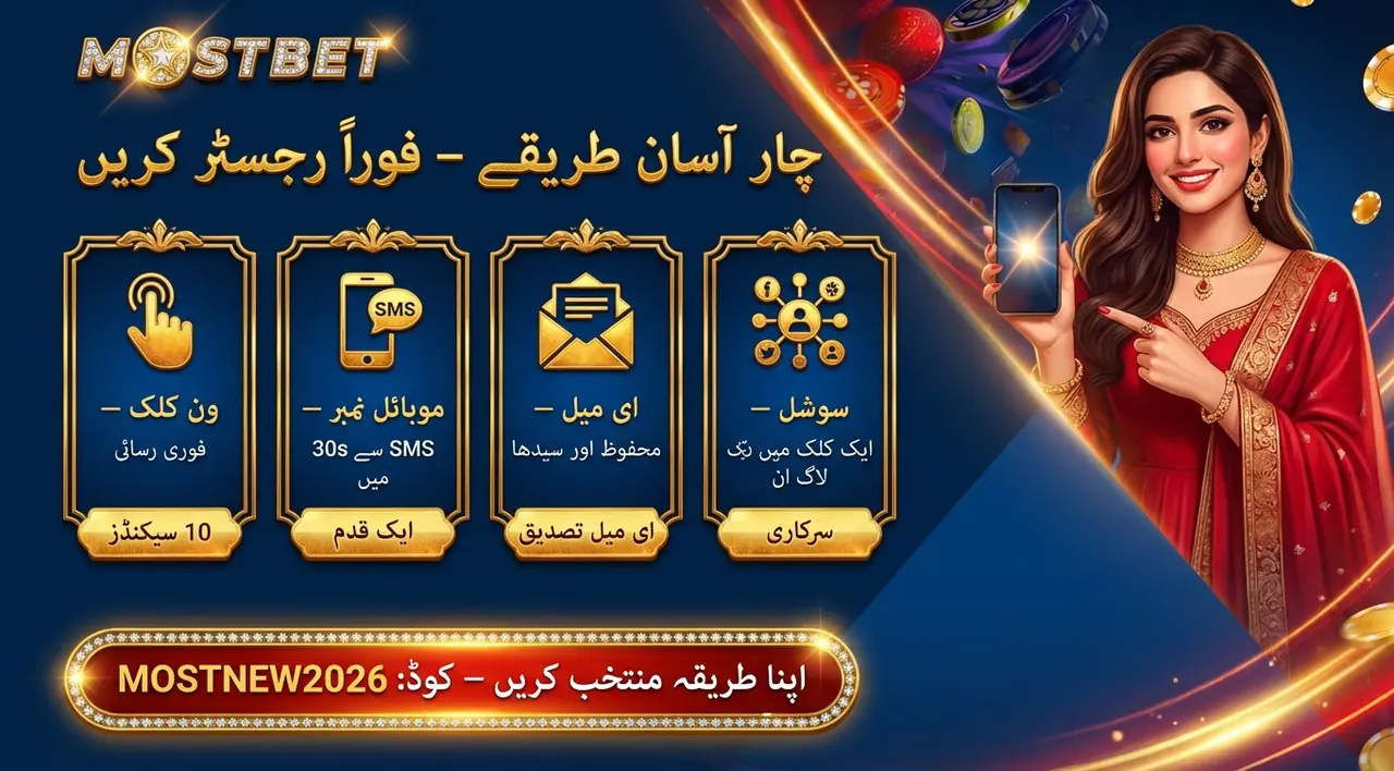 Mostbet registration methods and entry points