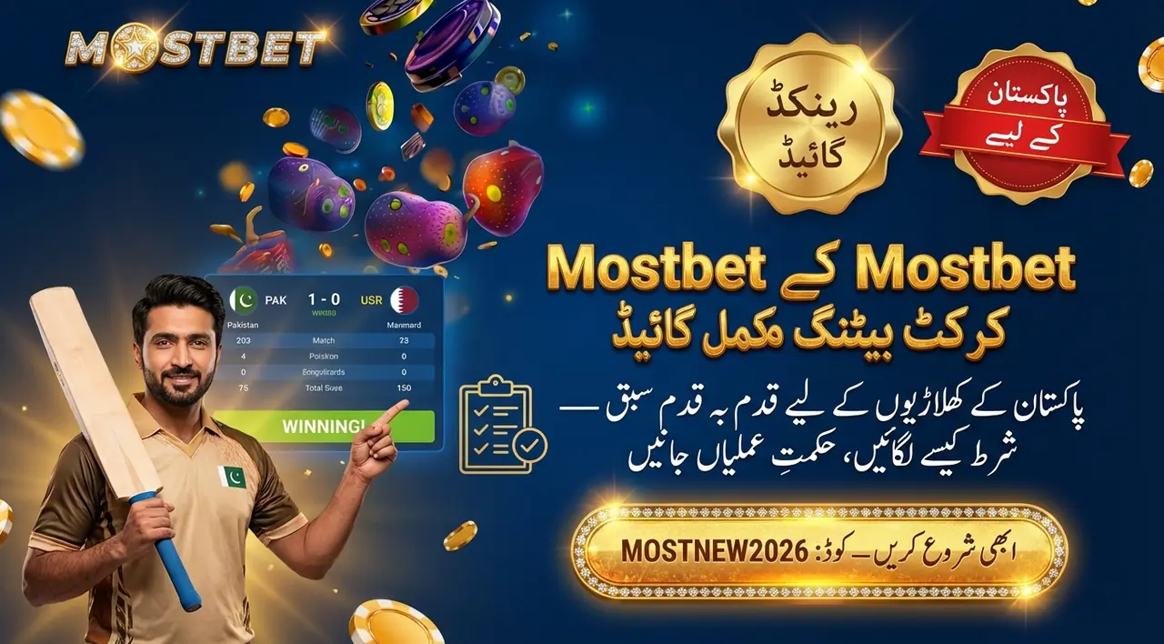 Mostbet Betting in Pakistan cricket PSL live and sports betting guide