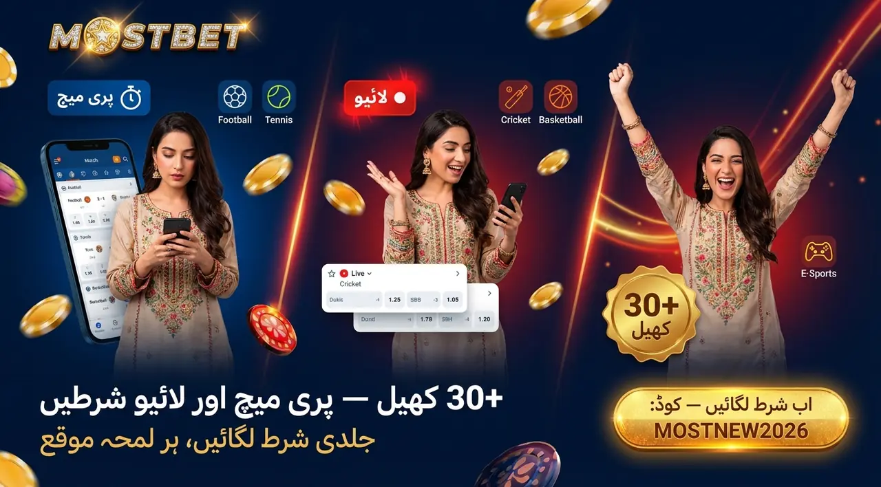 Mostbet Betting Pakistan core basics